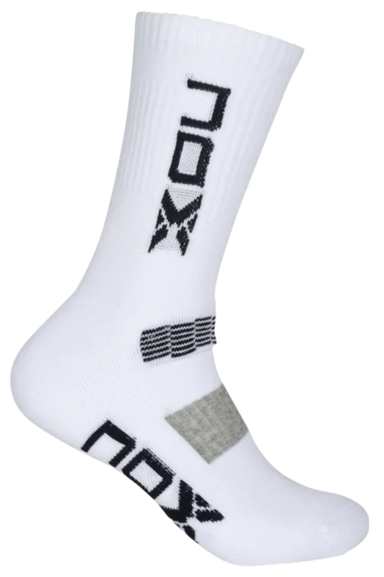Pack calcetines técnicos NOX MEDIA CAÑA blanco/azul marino