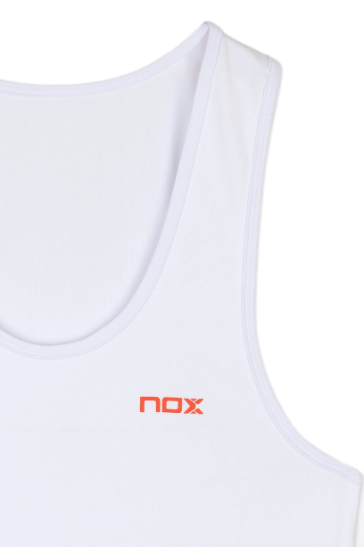 Camiseta tirantes NOX mujer TEAM blanco