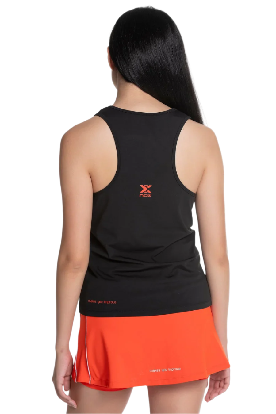 Camiseta tirantes NOX mujer TEAM negro