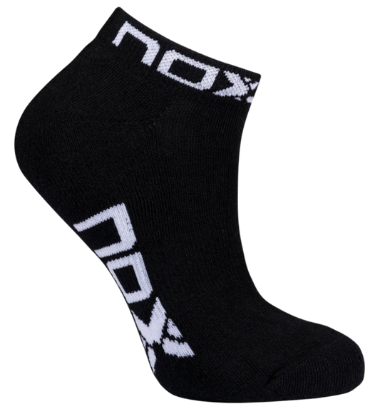Pack calcetines técnicos NOX TOBILLEROS negro/blanco