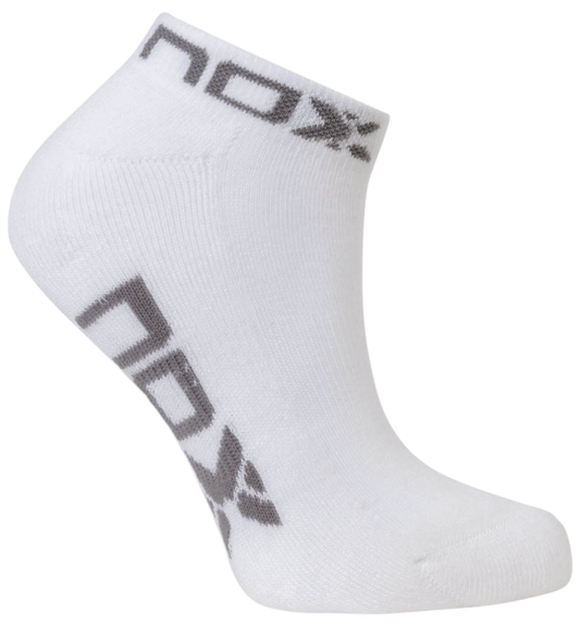 Pack calcetines técnicos NOX TOBILLEROS blanco/gris