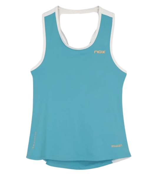 Camiseta de tirantes NOX mujer PRO turquesa