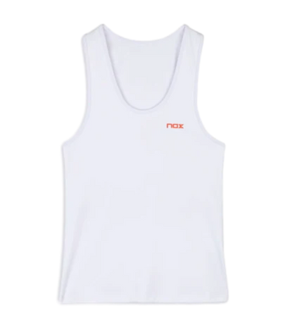 Camiseta tirantes NOX mujer TEAM blanco
