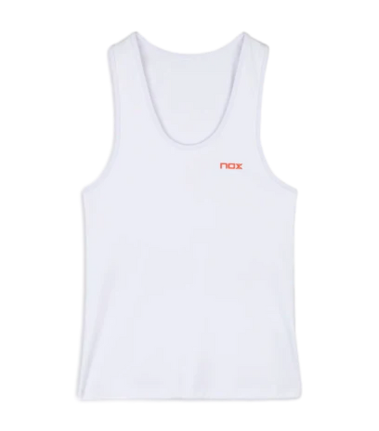 Camiseta tirantes NOX mujer TEAM blanco