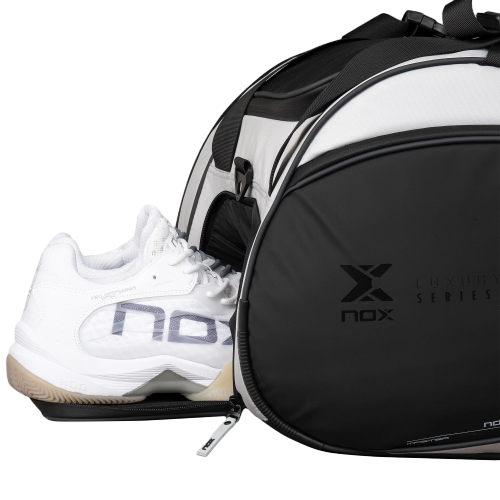 LUXURY MASTER SERIES BLACK/WHITE PADEL RACK BAG