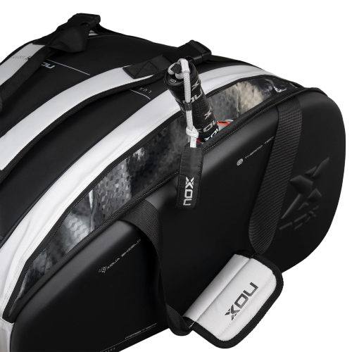LUXURY MASTER SERIES BLACK/WHITE PADEL RACK BAG