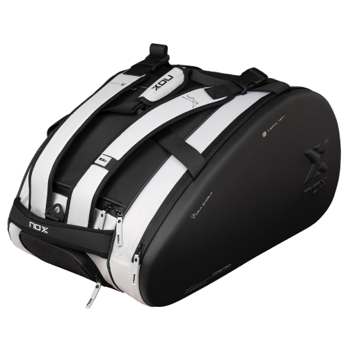 LUXURY MASTER SERIES BLACK/WHITE PADEL RACK BAG