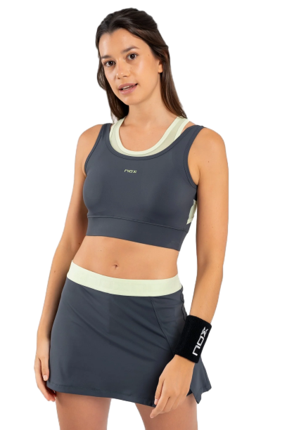 PRO WOMEN'S BRA CHARCOAL GREY